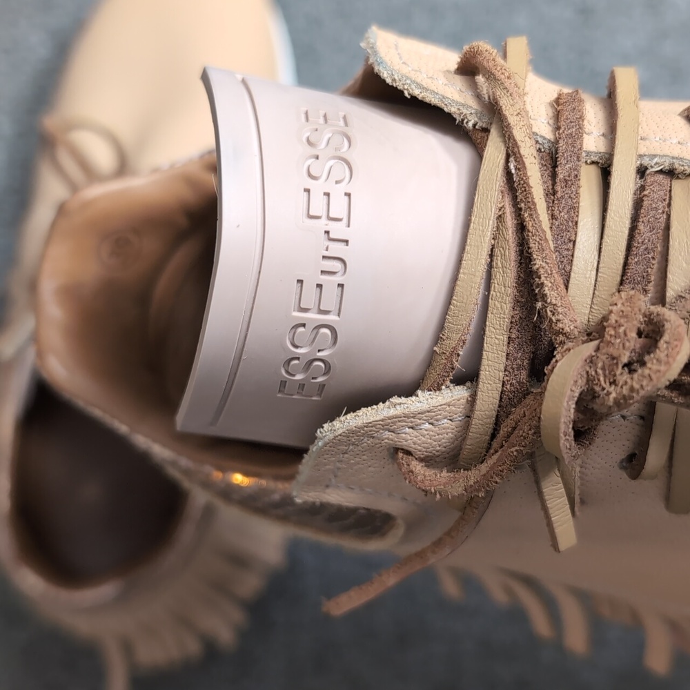 Esseutesse Leather Fringe Sneaker - Sand Tan Size 39 EU - 8.5 US - Picture 16 of 16